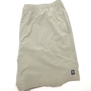 Rhone Shorts Men's XXL Beige Essentials Training Shorts Unlined‎ Athletic Gym 7"
